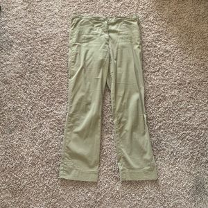 Low rise cotton pants